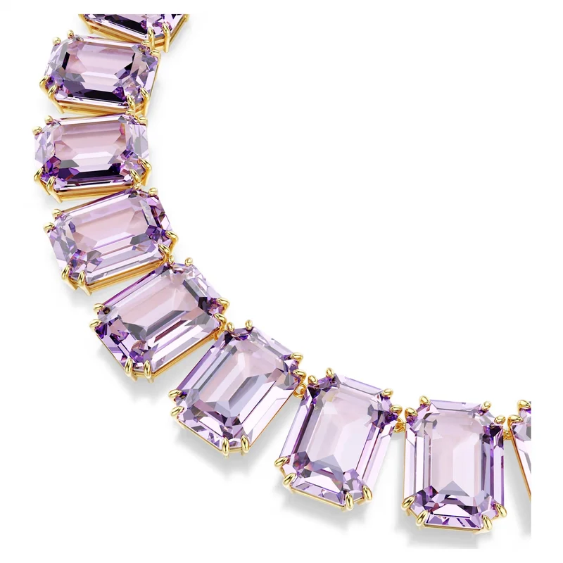 Swarovski Unisex Millenia Tennis-Halskette Violett 5715330