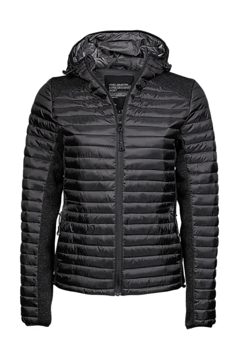 Ladies` Hooded Outdoor Crossover Jacket