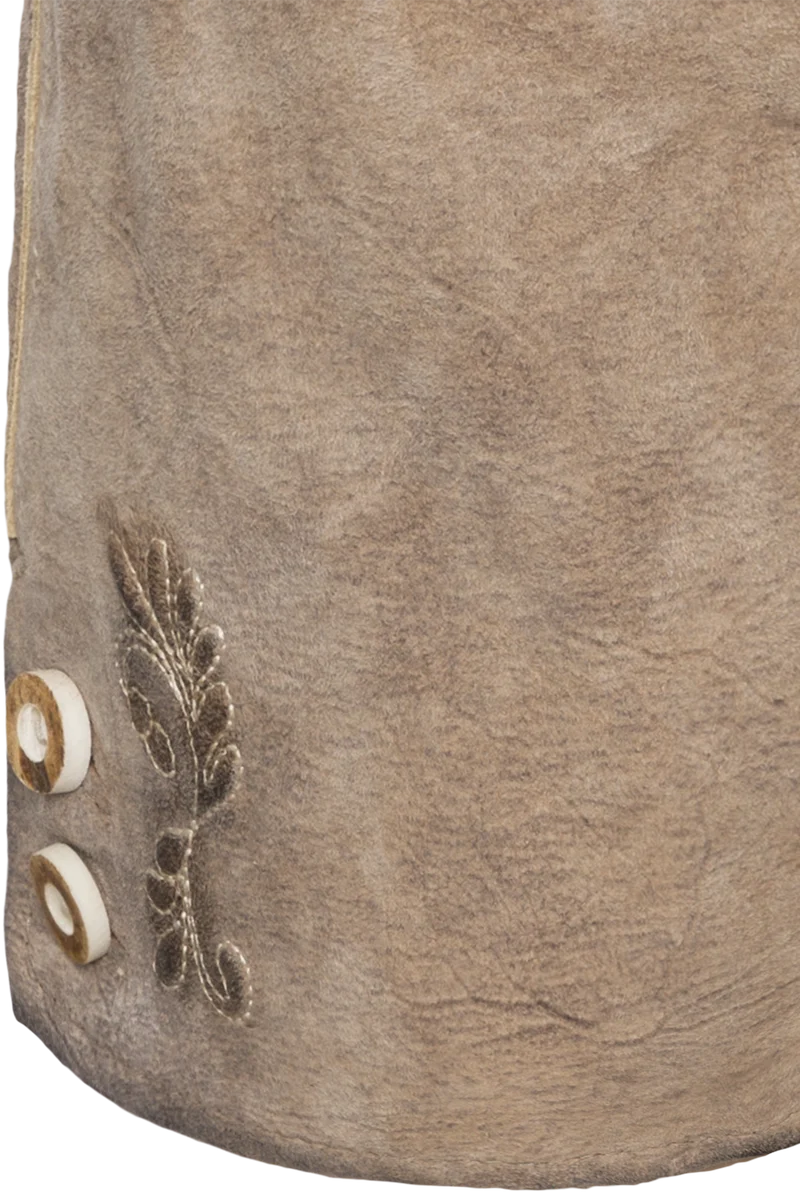 Kinder Lederhose mit Gürtel und Stickereien