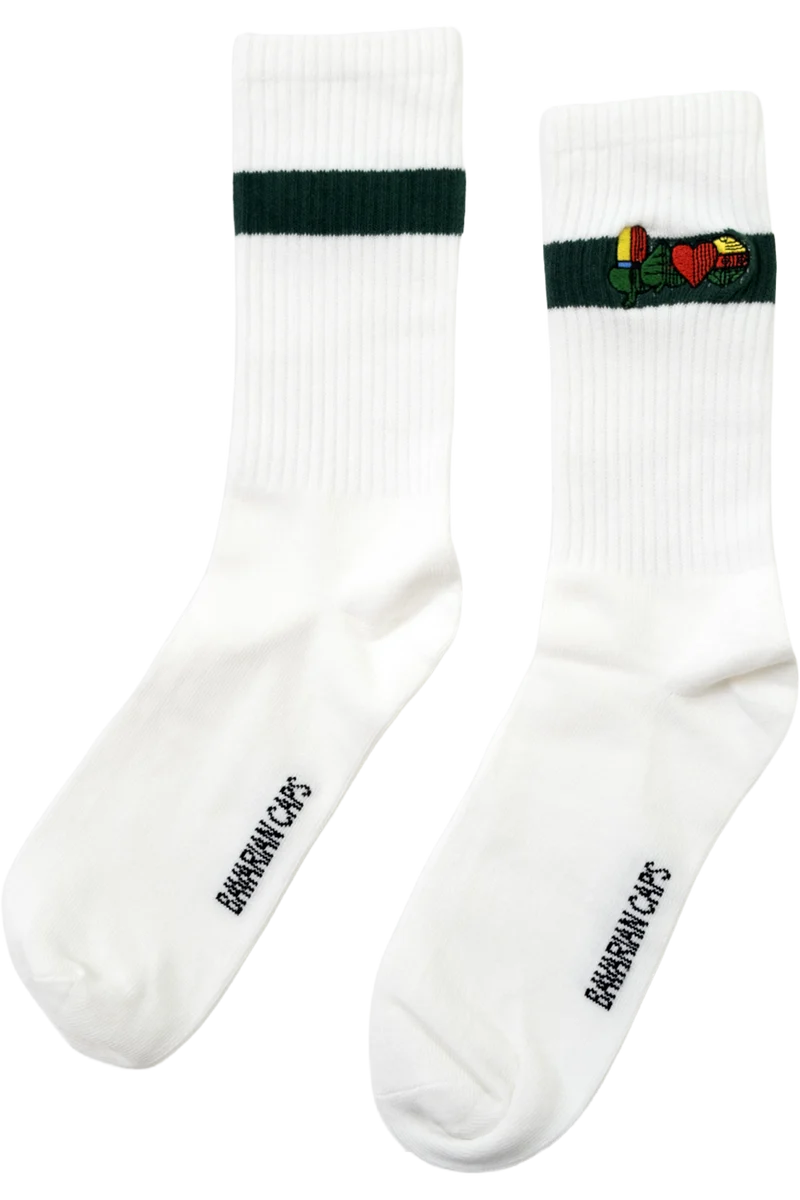 Herren Sportsocken mit Schafkopf-Symbolen