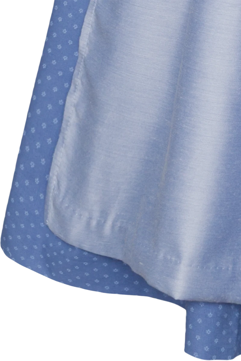 Langes Dirndl mit Leinenmieder