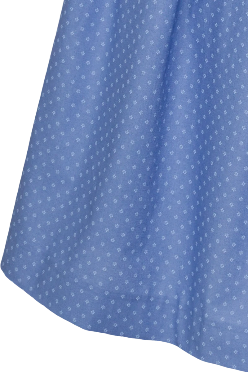 Langes Dirndl mit Leinenmieder