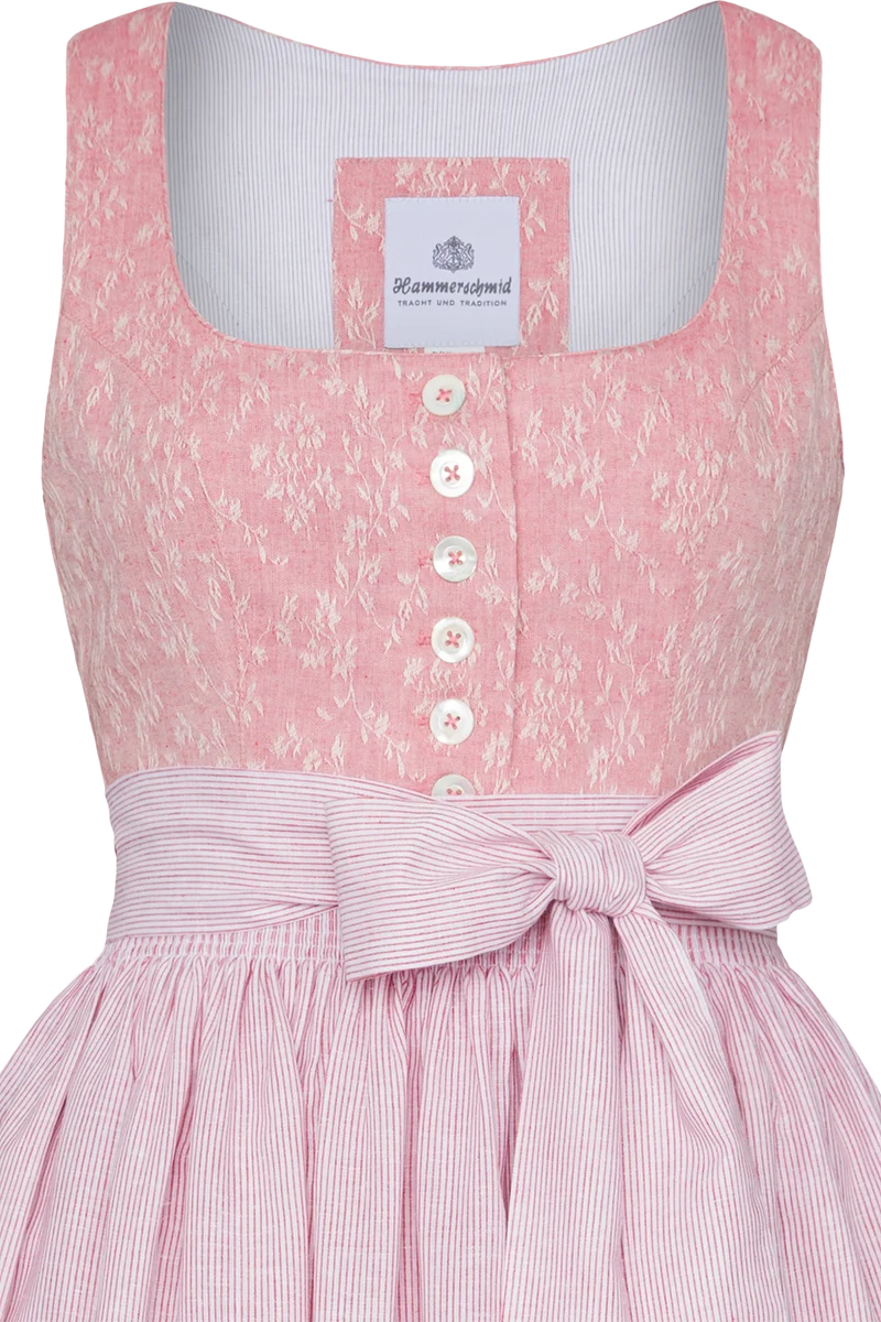 Dirndl mittellang 70cm mit Webmuster