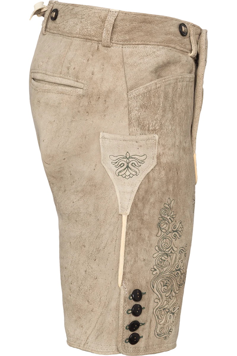 Rustikale Herren Hirschlederhose kurz