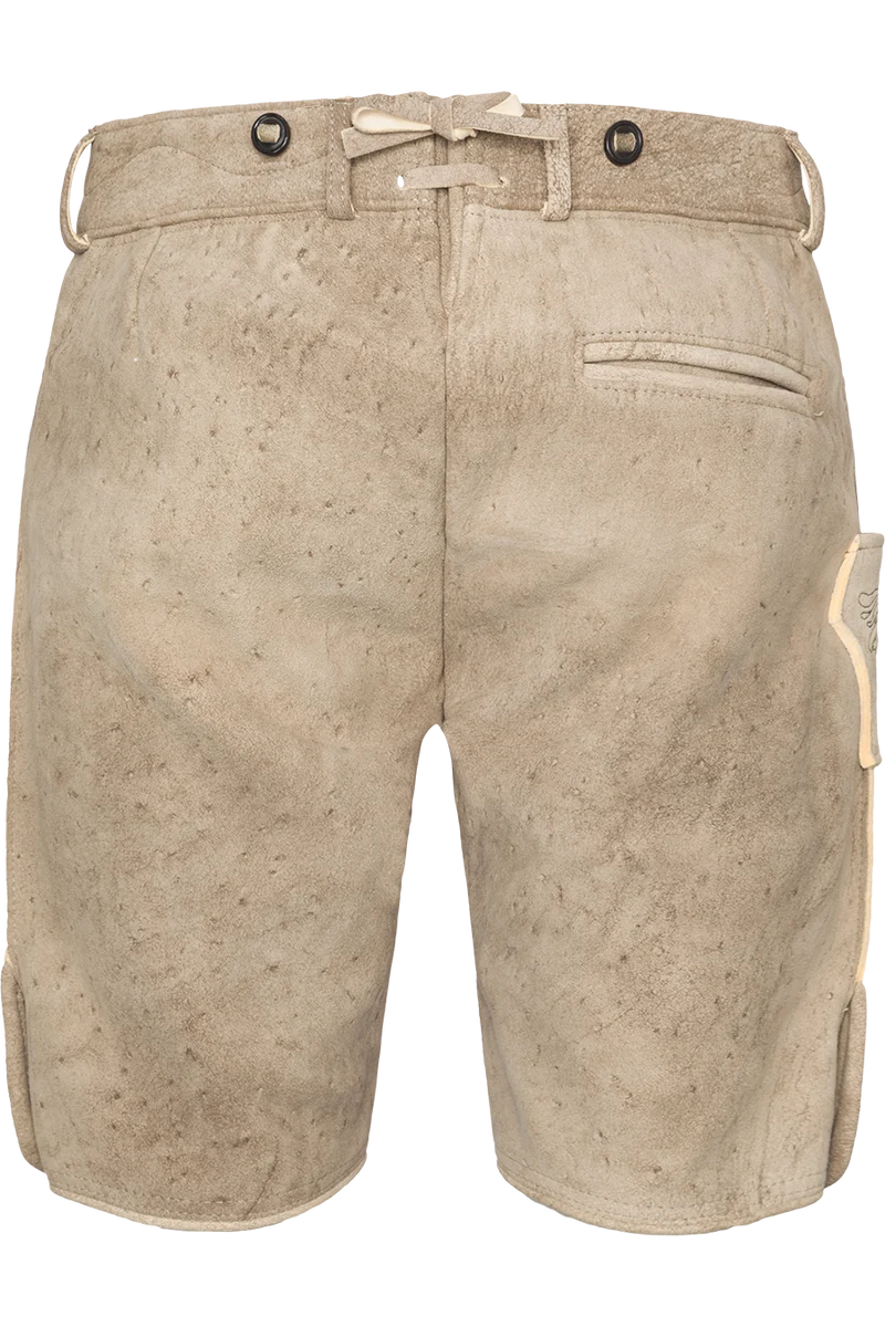 Rustikale Herren Hirschlederhose kurz