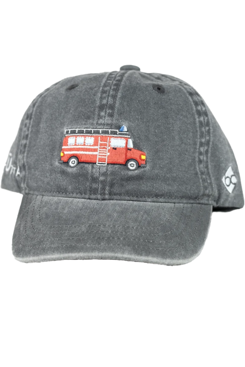 Kindercap mit Feuerwehr-Stickerei