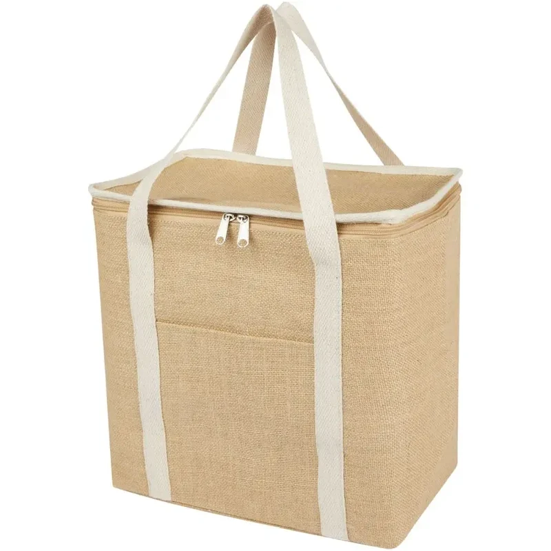 Juta Jute-Kühltragetasche, 19L, 300g/m², naturweiß, umweltfreundlich