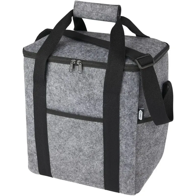 Felta Kühltasche, 21L, GRS-recycelter Filz, mittelgrau, umweltfreundlich