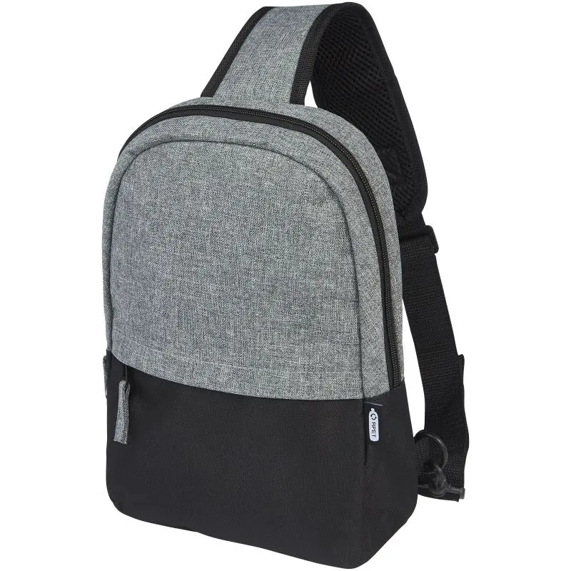 Reclaim GRS Recycelte Tragetasche 3,5L, Schwarz-Heather Grau