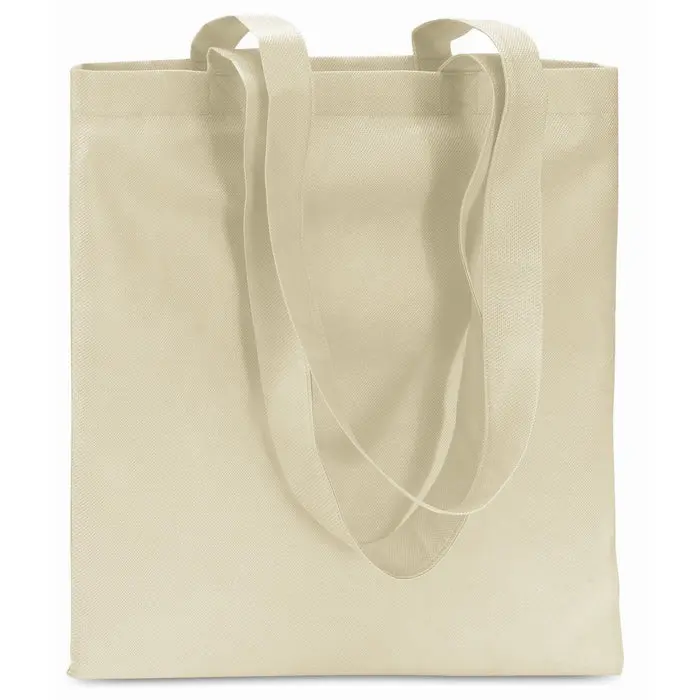 TOTECOLOR Non-Woven Shopper – Elegantes Elfenbein für den Einkauf