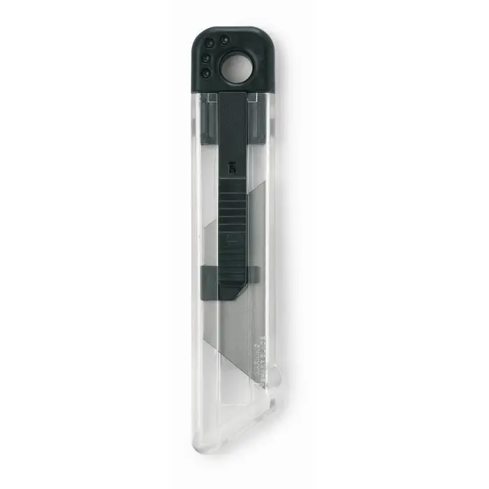 Schwarzes HIGHCUT Cuttermesser - Einziehbar, Präzise & Sicher, 100 Zeichen