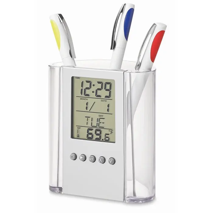 PRODIGY Transparenter Stiftehalter - Klarer Organizer für Schreibtisch