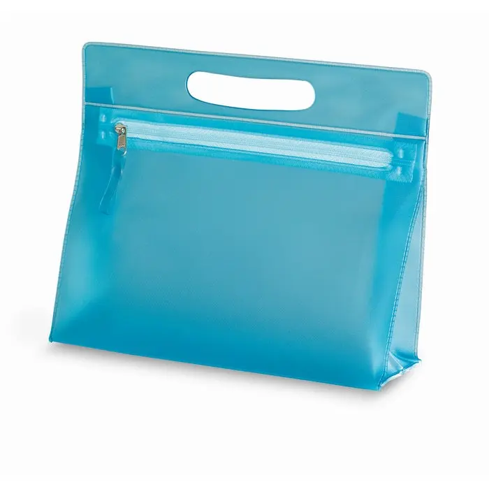 Durchsichtige Blaue Kosmetiktasche MOONLIGHT - Elegant & Praktisch