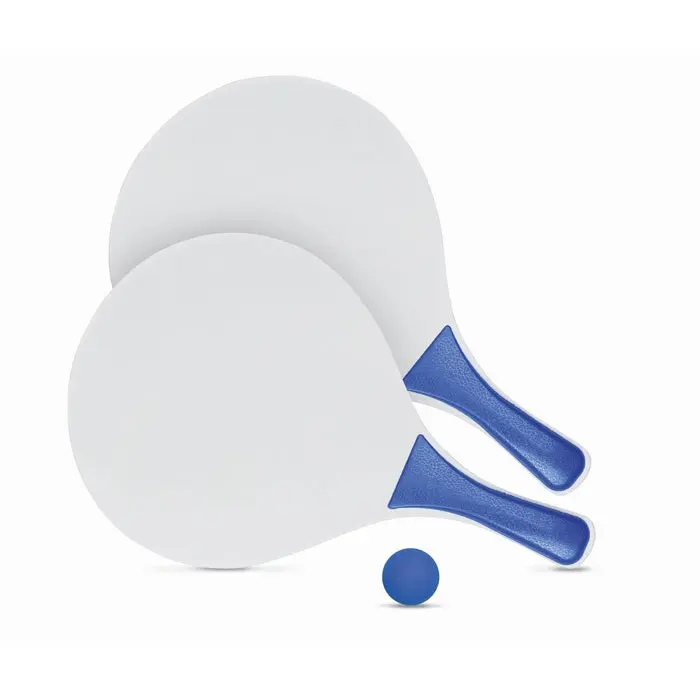 Premium MATCH Beachball-Set in Blau: Freizeitspaß für Strand & Garten
