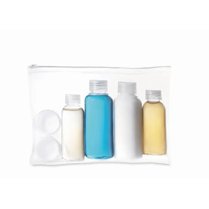 Transparente AIRPRO Kosmetiktasche - Ideal für Flugreisen