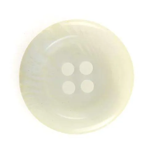 Knopf Creme Weiß 4-Loch – Kunststoffknopf KN-39