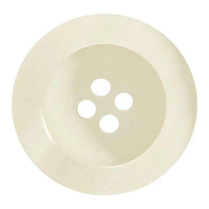 Knopf 4-Loch Creme – Kunststoffknopf KN-35