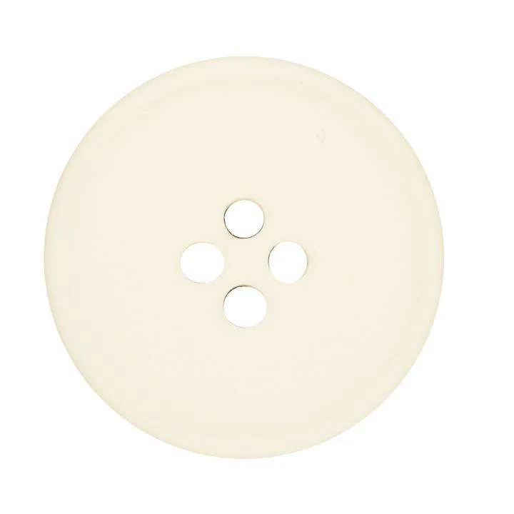 Knopf 4-Loch Creme – Kunststoffknopf KN-30