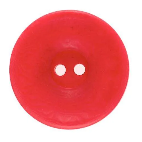 Knopf Rot 2-Loch – Kunststoffknopf KRO-7