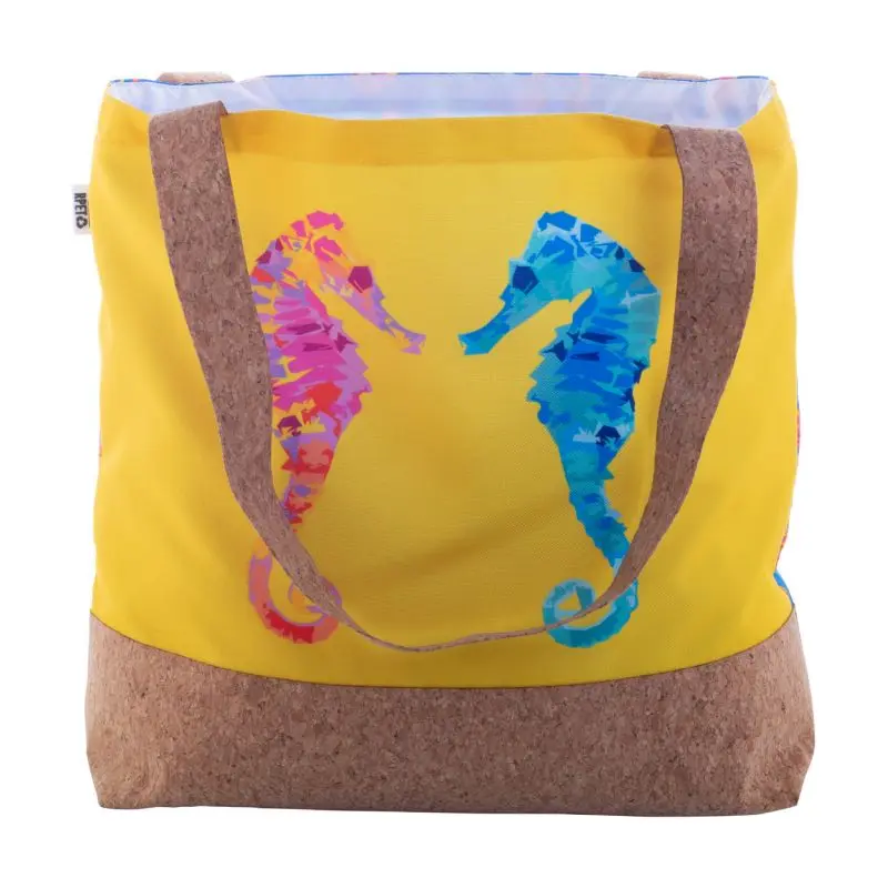 SuboShop Playa Strandtasche in Weiß-Natur – Eleganz & Funktionalität