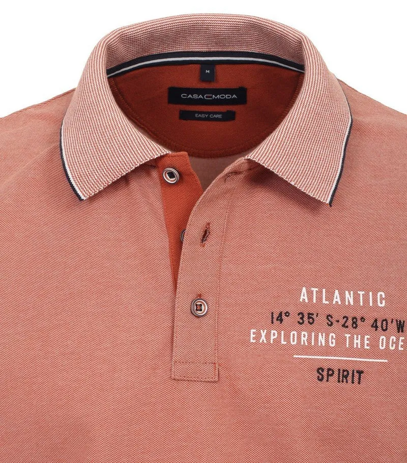 Katt Poloshirt orange