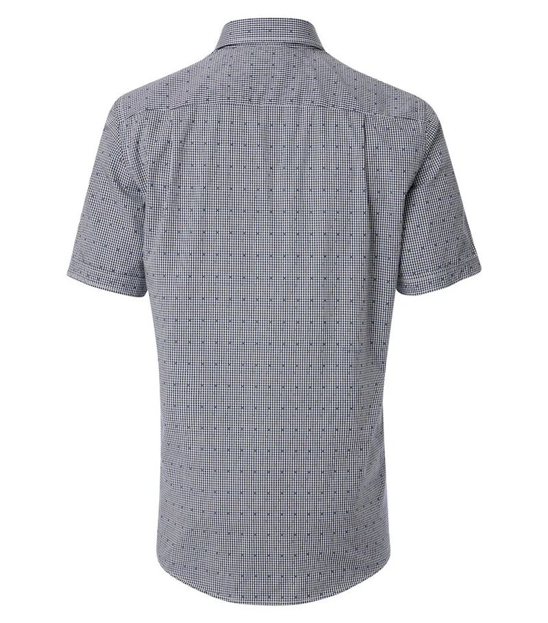 Casa Moda Kurzarm Business Hemd Blau