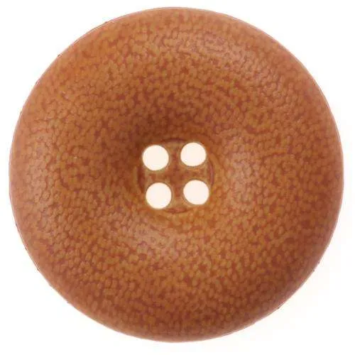Knopf Lederoptik Braun – Kunststoffknopf KBR-12