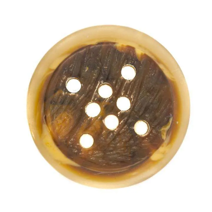 Trachtenknopf Braun – Hornimitatknopf TK-56