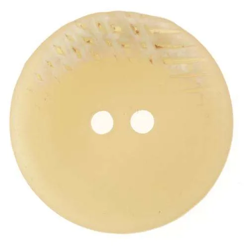Knopf Hornoptik Creme/Natur – Hornimitatknopf KBG-8