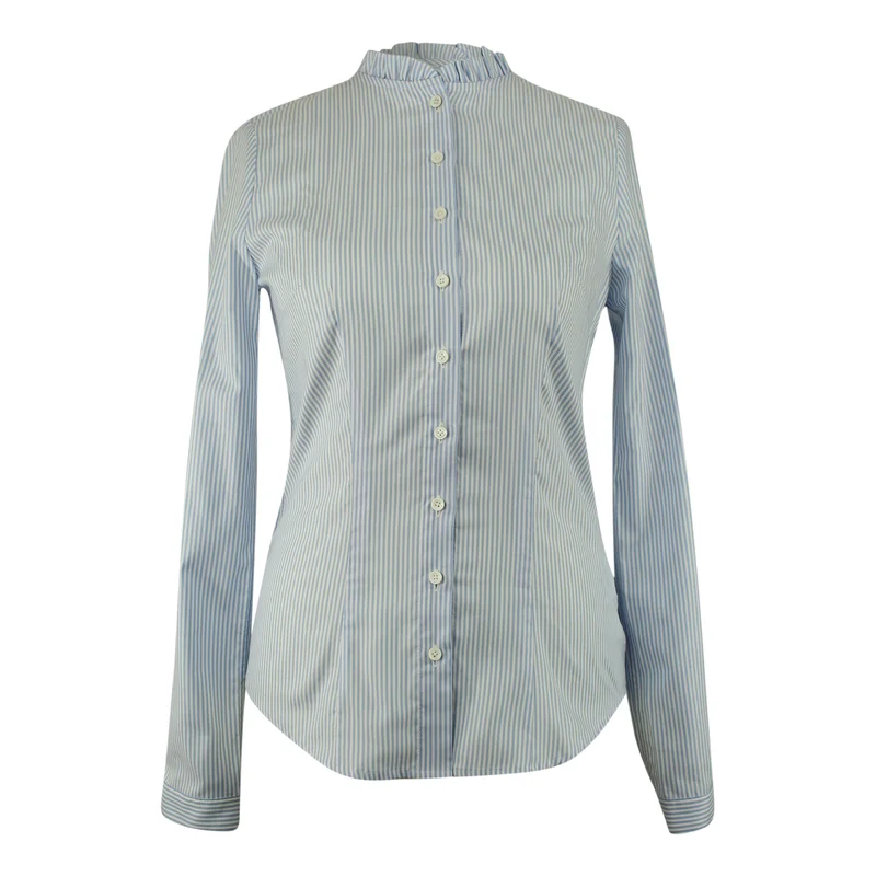 Stehkragenbluse
