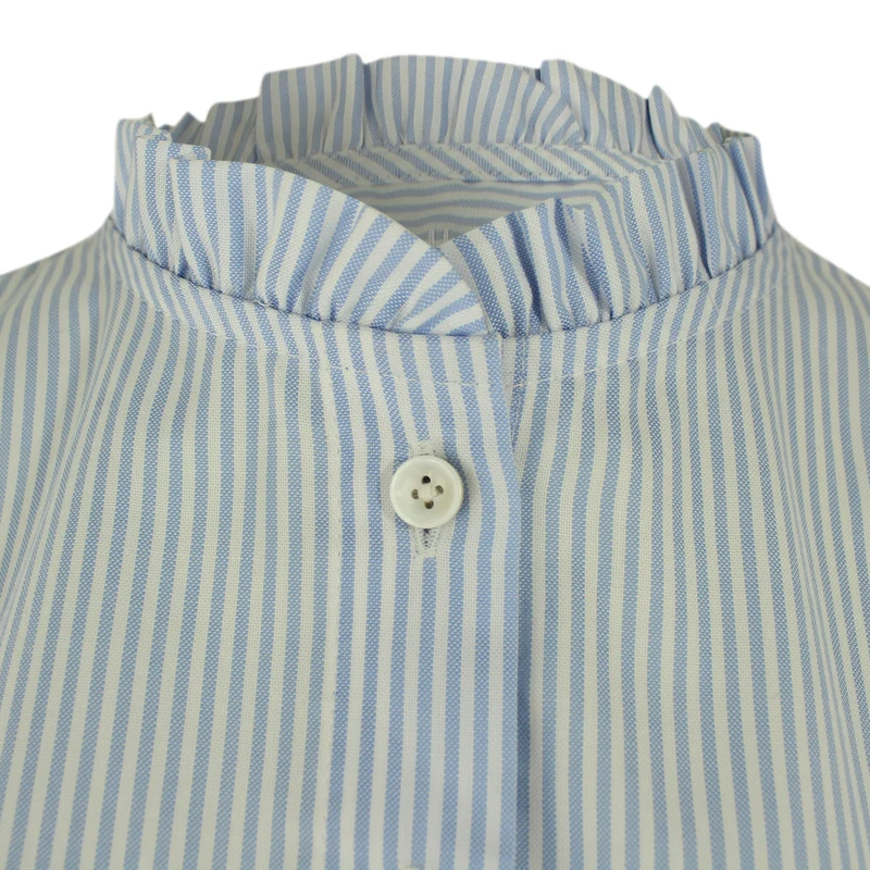 Stehkragenbluse