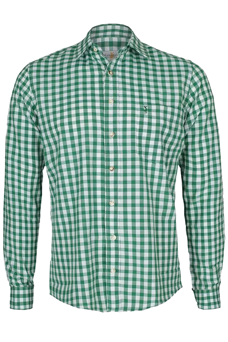 Hemd Slim-Fit Karo - tanne