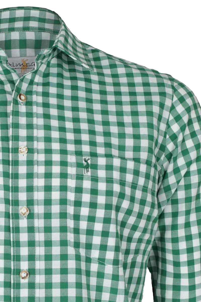 Hemd Slim-Fit Karo - tanne