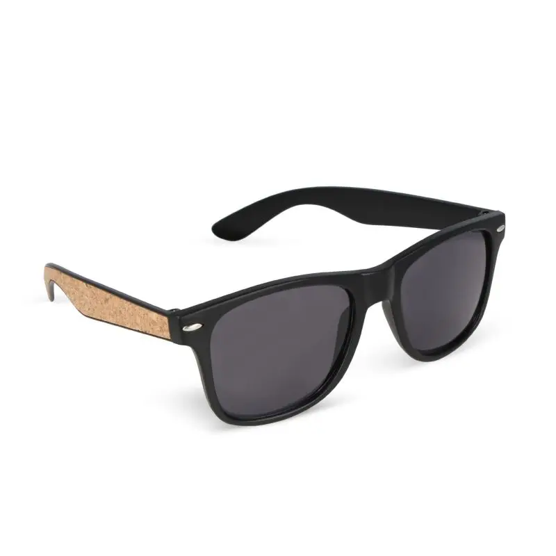 Justin RPC Sonnenbrille mit Korkeinlage UV400 - Elegant Schwarz