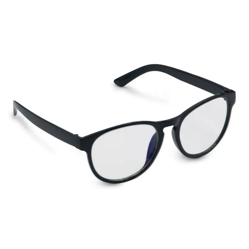 Schwarze Blaulichtfilter-Brille für Bildschirmarbeit