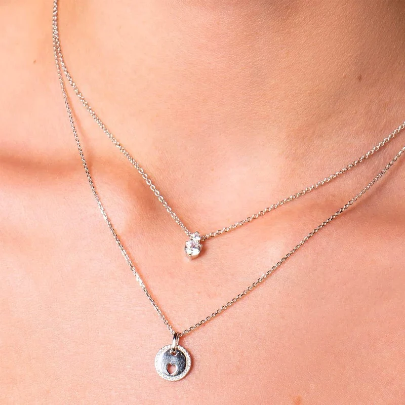 Xenox Damen 925 Sterling Silber Halskette XS7347