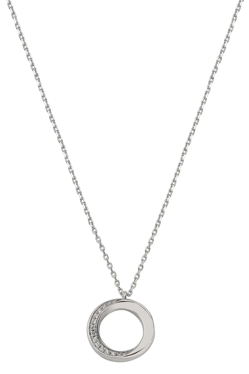 XENOX XS2125 Damen Collier Sterling-Silber 925 Silber weiß Zirkonia 45 cm
