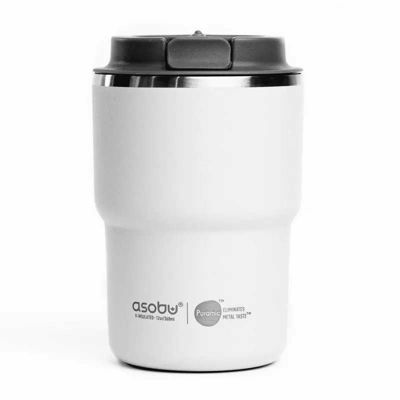 Asobu Mini Pick-Up Isolierbecher 355ml mit Puramic Beschichtung in Weiß