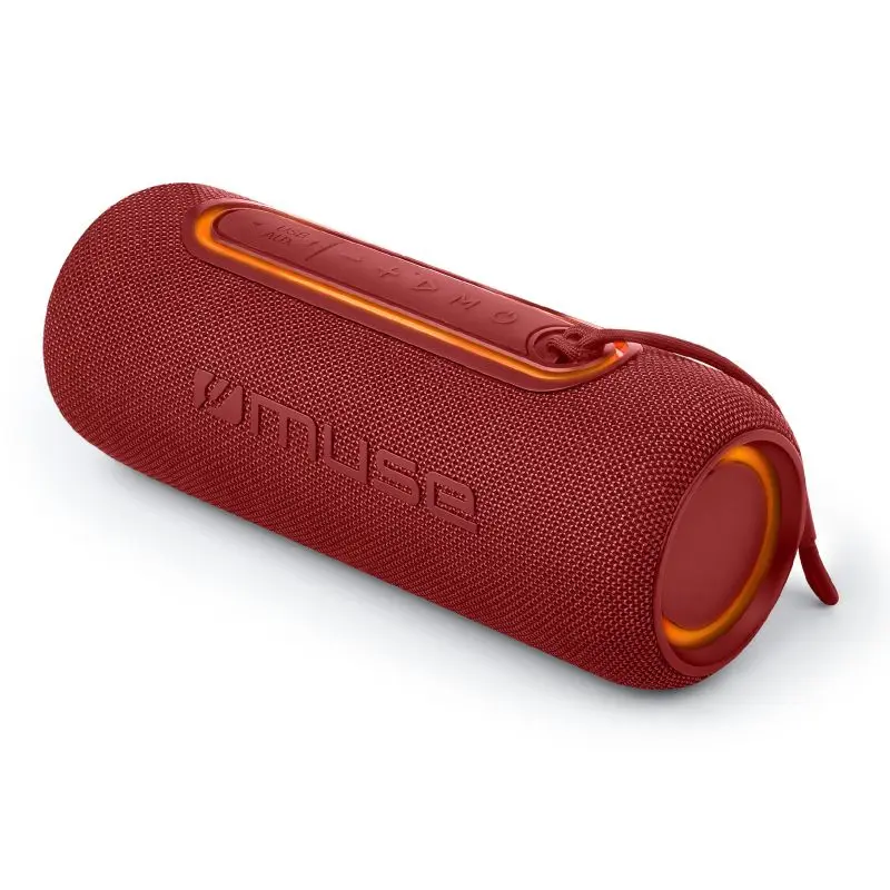 Muse 20W Kabelloser Lautsprecher, Bluetooth, Rot