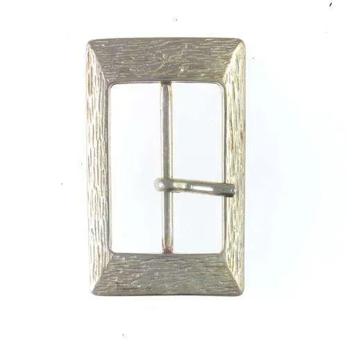 Gürtelschnalle Muster Silberfarben 36 mm – Metallschnalle SM-75