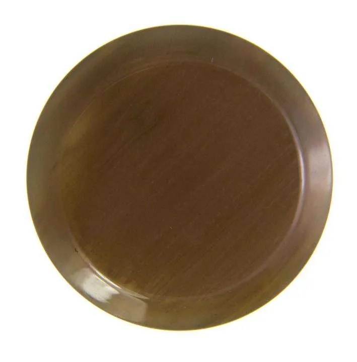 Mantelknopf mit Öse Braun – Kunststoffknopf KBR-210