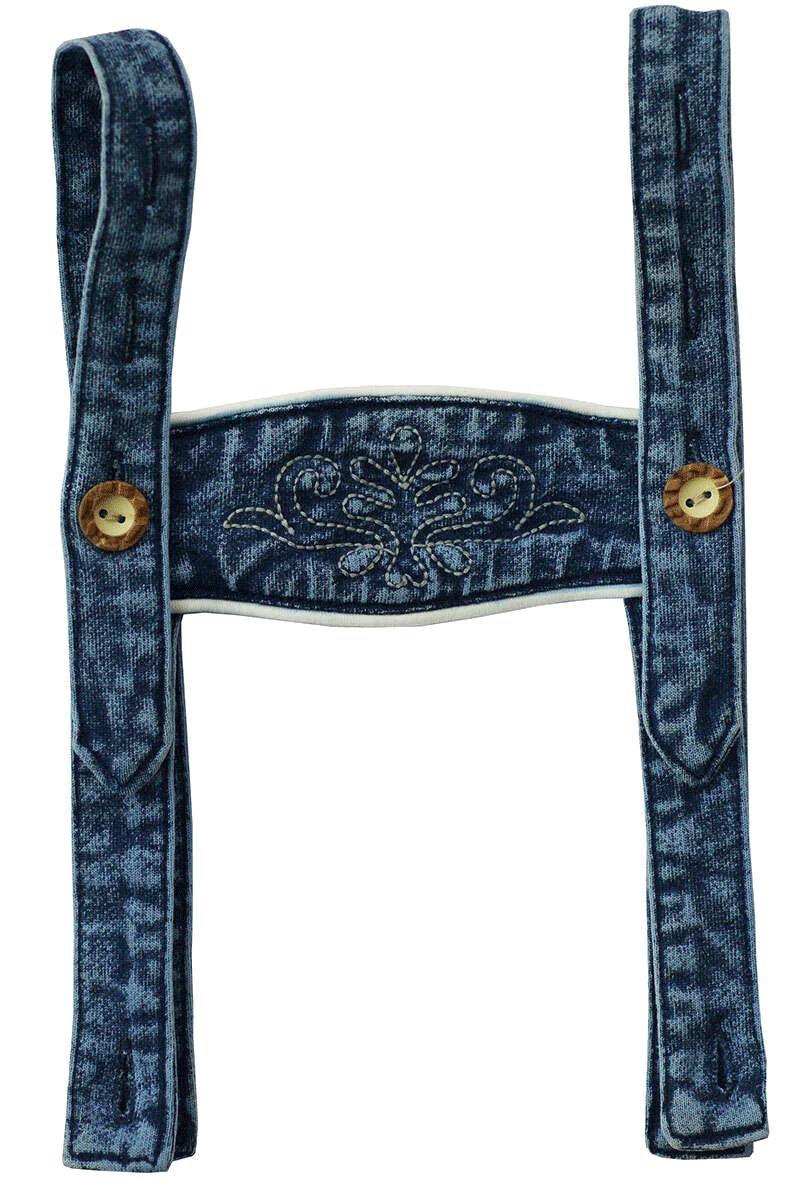 Baby Kinder Trachtenjeans Lederhosenoptik