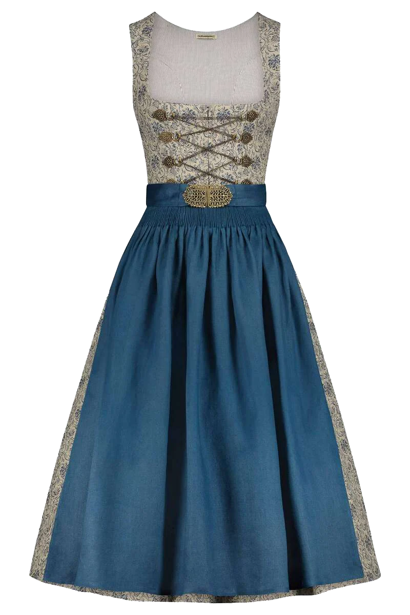 Dirndl mit Miederhakenverschluss