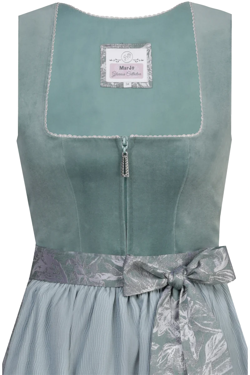 Samtdirndl - jade cloud