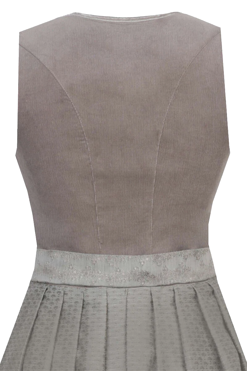 Midi-Dirndl Cordsamt - khaki