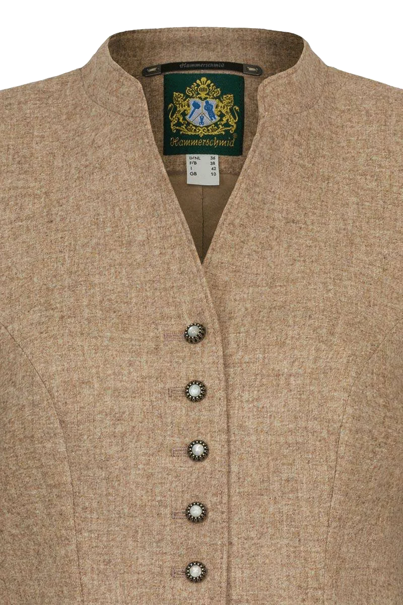 Damen Trachten Lodenblazer Stretch - beige