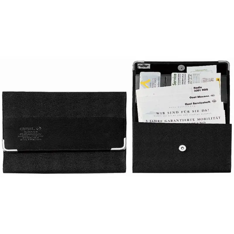 CreativDesign CarDeLuxeLabel - Premium Wagenpapiertasche in Schwarz