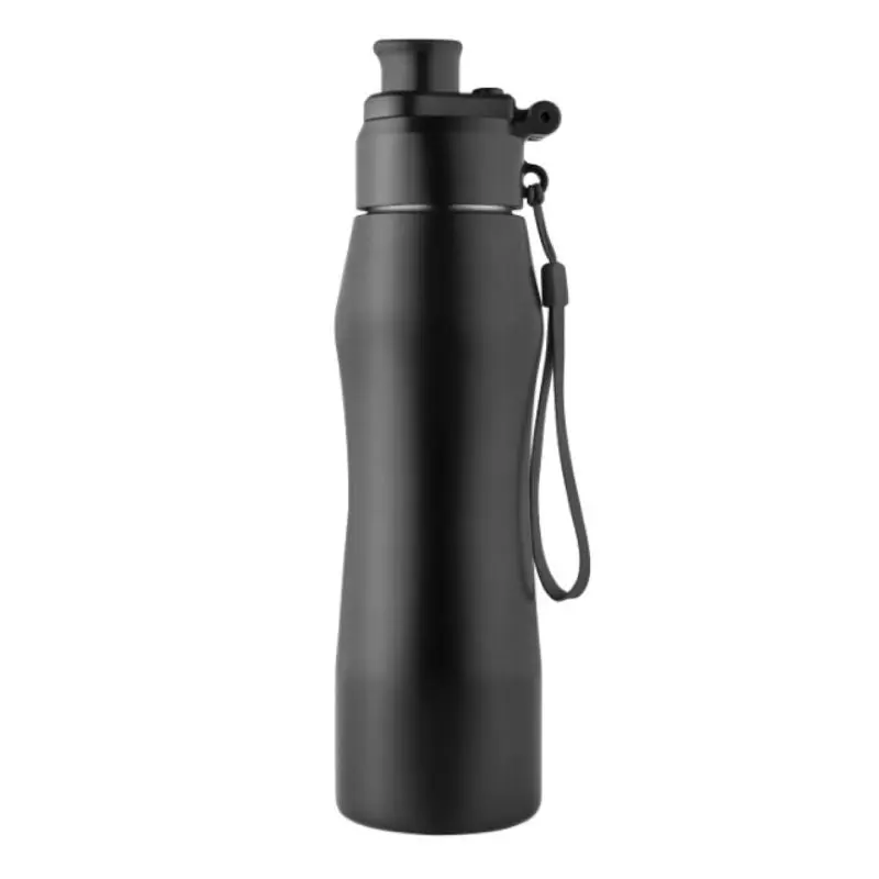 Metmaxx GenerationRefill 500ml, Schwarze Wasserflasche, Öko-Freundlich