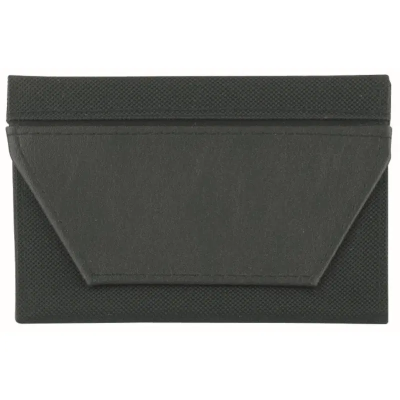 CreativDesign Ausweistasche ColourStripe - Schwarz/Schwarz, stilvoll und vielseitig