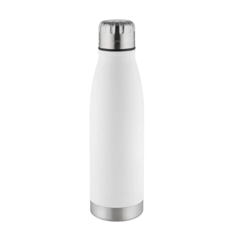 Metmaxx Trinkflasche 'GenerationRefill ProAntibak L' 500ml – Weiß & Silber